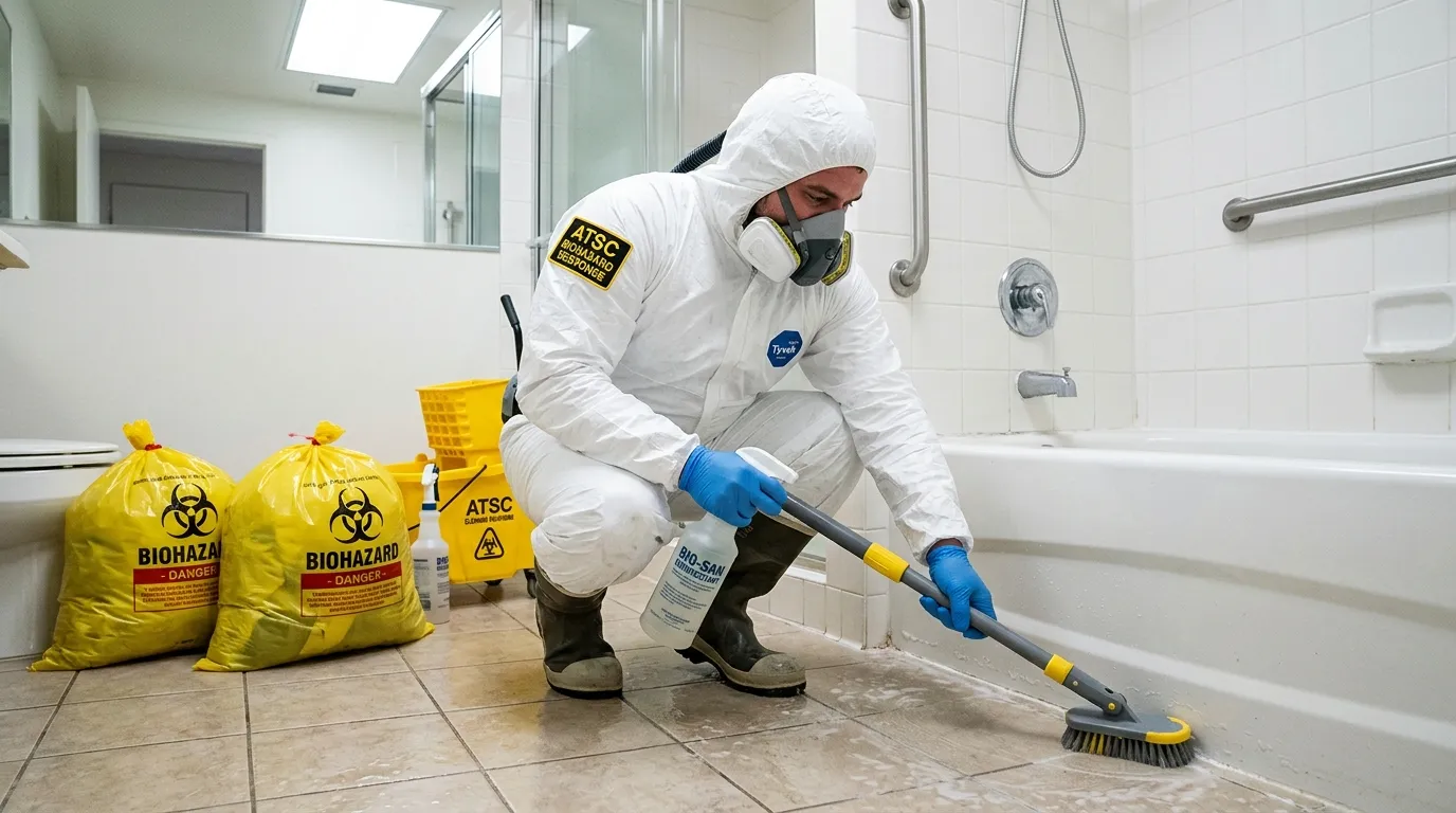 Decontamination equipment deployed for Blood Cleanup in Williamsburg